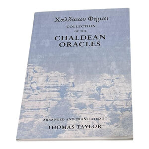 Collection Of The Chaldean Oracles Thomas Taylor Books Blue PB 2019 Mysticism